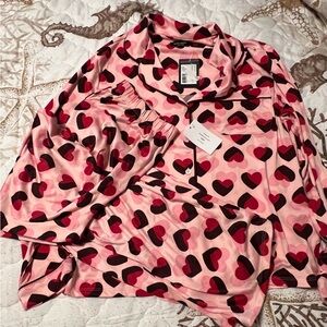 Kate Spade Pink Heart Pajama Set